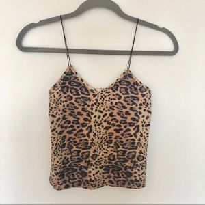 Leopard strap tank small